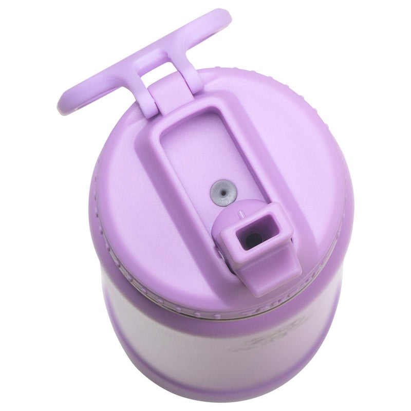 Takeya Actives 18 oz Water Bottle with Straw Lid - Double Wall Stainless Steel Insulation - Dishwasher Safe & BPA-Free - Removable Bumper - Lilac - Image 4